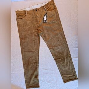 Tan Cotton Corduroy Pants, Casual, Warm, Size 46, Snover, NWT